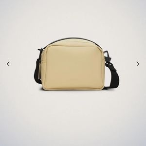Rains Box Bag in Sand Color